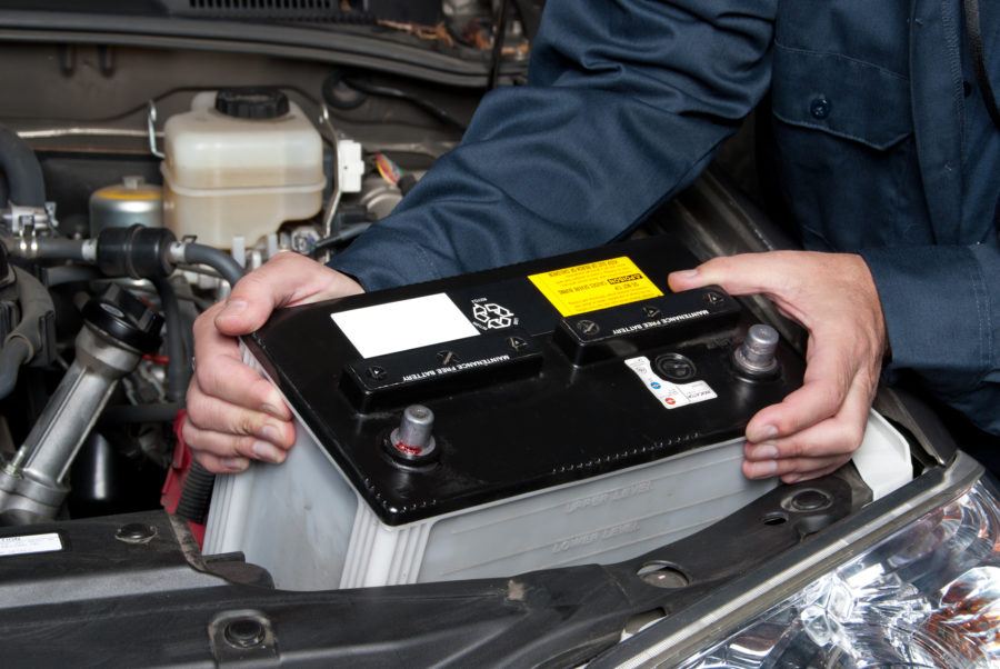 Car battery replacement
